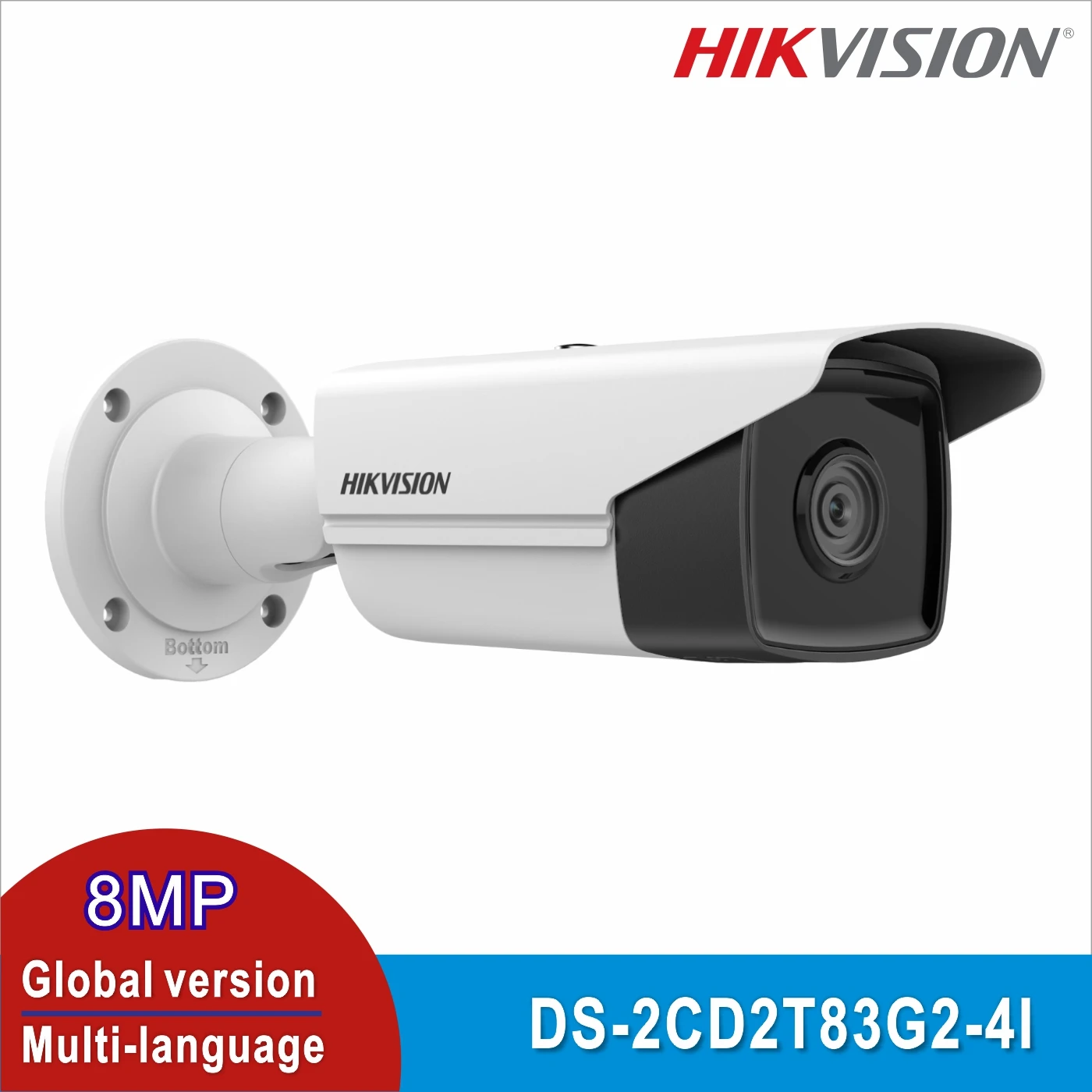 

Original Hikvision DS-2CD2T83G2-4I 8MP 4K 80M IR POE AcuSense Outdoor Bullet Network CCTV IP Camera