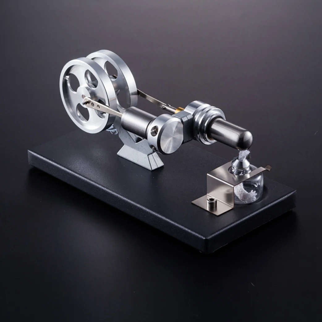 

Hot Air Stirling Engine Electricity Generator Physics Educational Education Toy DIY Motor Model Kit Mini Machine