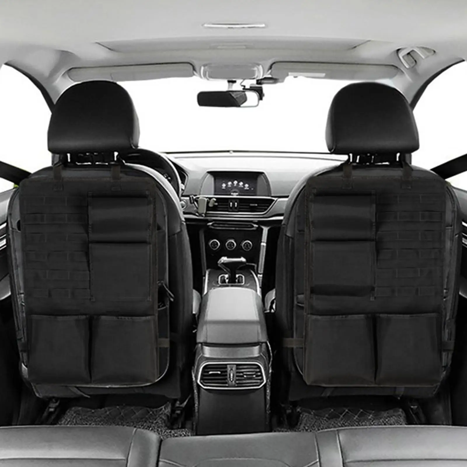 

Cars Backseat Organizer Adjustable Straps Fits for Travel Camping Vacation