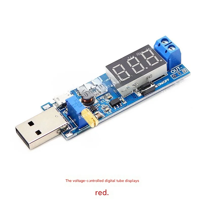 Фото DC-DC USB-модуль питания с регулируемым напряжением, повышающий и стабилизирующий напряжение, 5В до 3.3В, 9В, 12В, 24В №2