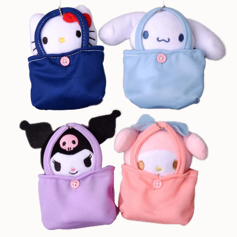 Sanrio, мультяшный дневной Курами, Hello Kitty, My Melody Cinnamoroll, мягкая набивная кукла, кулон, игрушки, подарок для девочек и детей