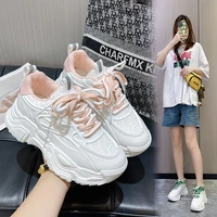 thick sole color matching dad shoes womens trendy shoes spring new womens shoes casual mesh shoes womens sports shoes
