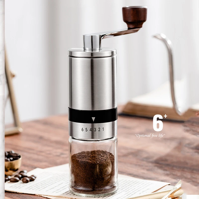 

Grinder Coffee Grinder Mill Stainless Steel Adjustable Hand Grinder Coffee Machine Coffee Bean Burr Grinders Kitchen Acessories