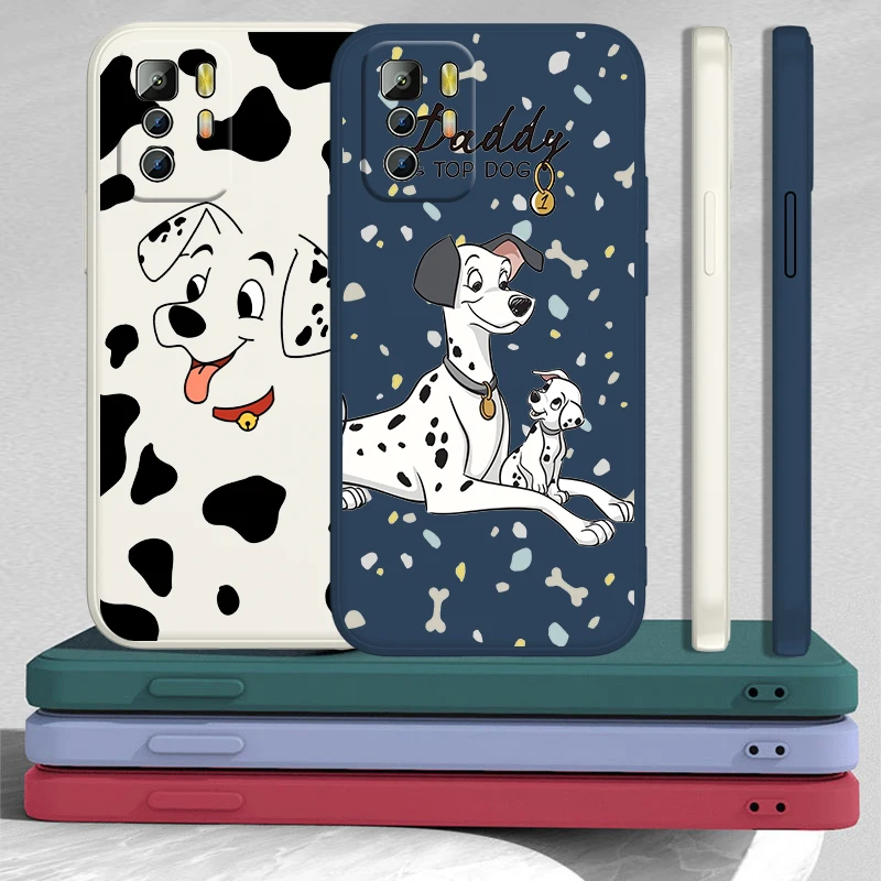 

Disney 101 Dalmatians Phone Case For Xiaomi Redmi Note 11T 11 11S 10T 10 9T 9S 9 8T 8 7 6 5 Pro Liquid Rope Funda Cover Soft TPU