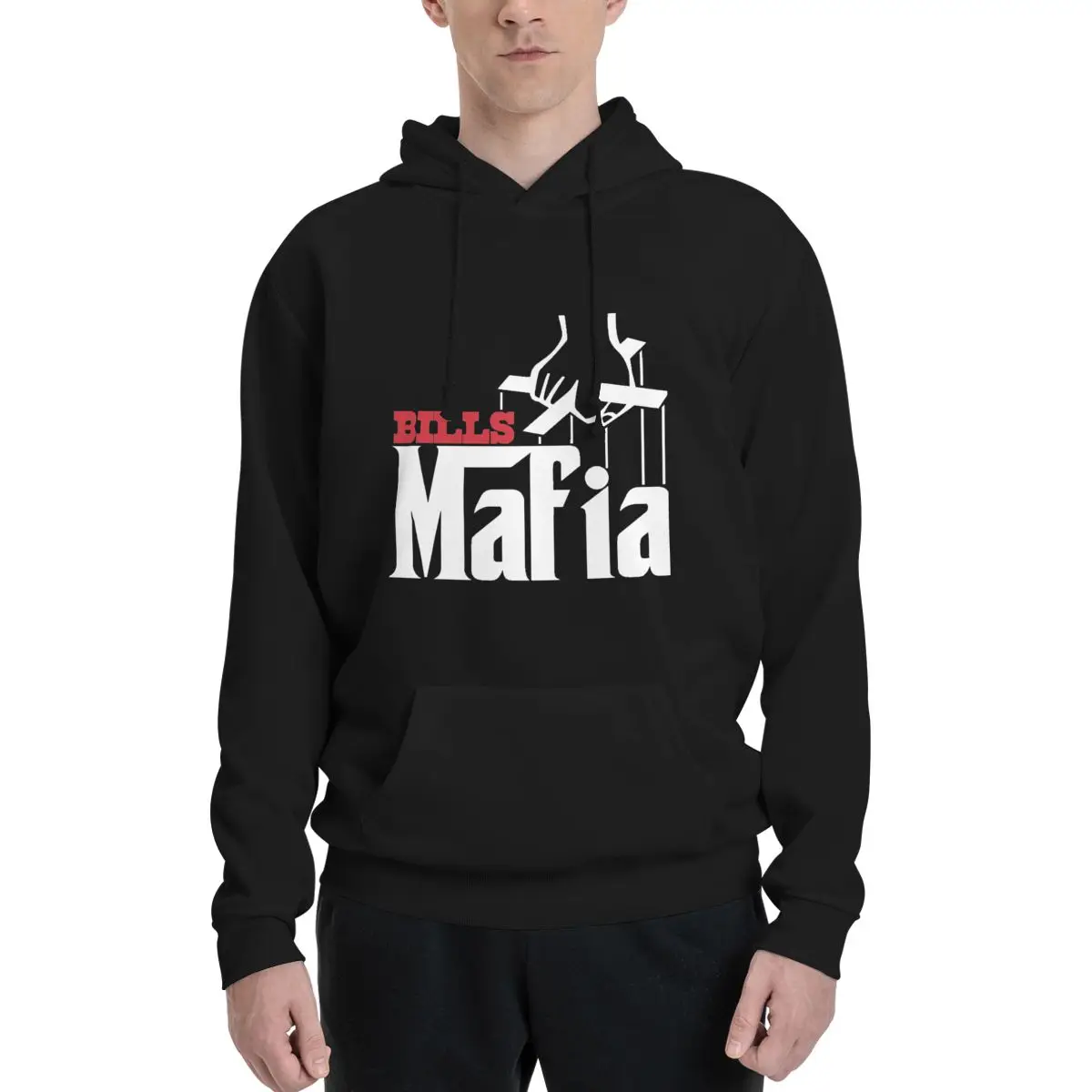 

Bills Mafia Polyester Hoodie Men's Women's Sweater Size XXS-3XL