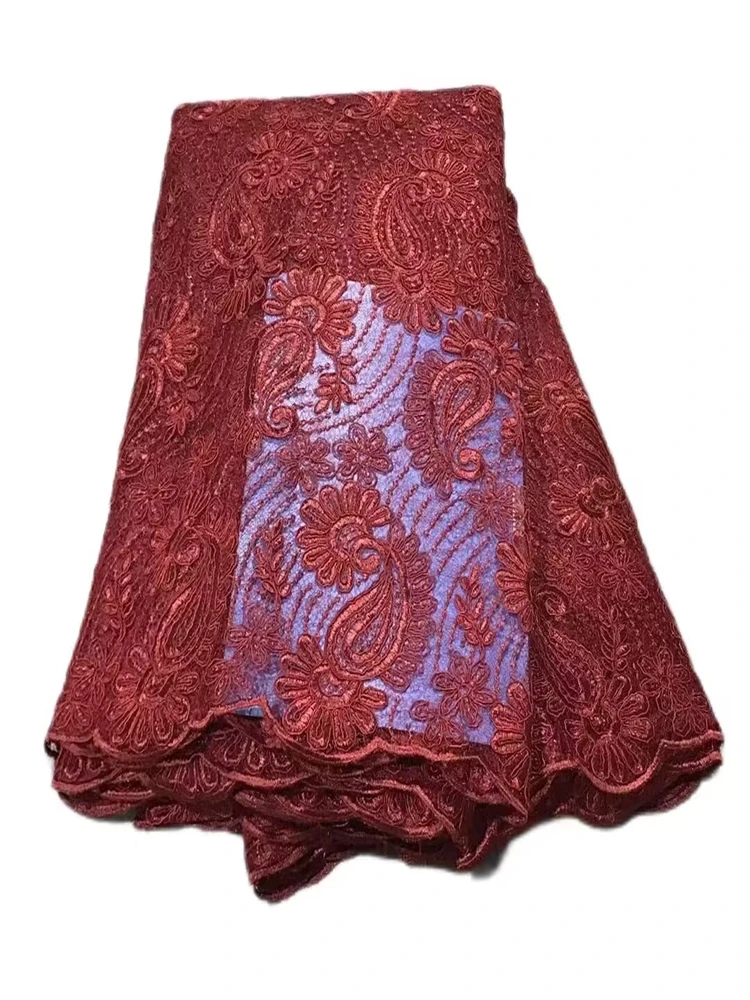 Африканская кружевная ткань нигерийская свадьба вышитые блестками французский