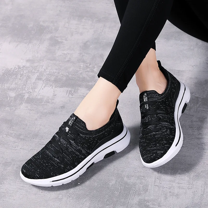 Women Running Sneakers Fashion Casual Flat Shoes female wedges Shoes Women summer Mesh Breathable woman vulcanize shoes
