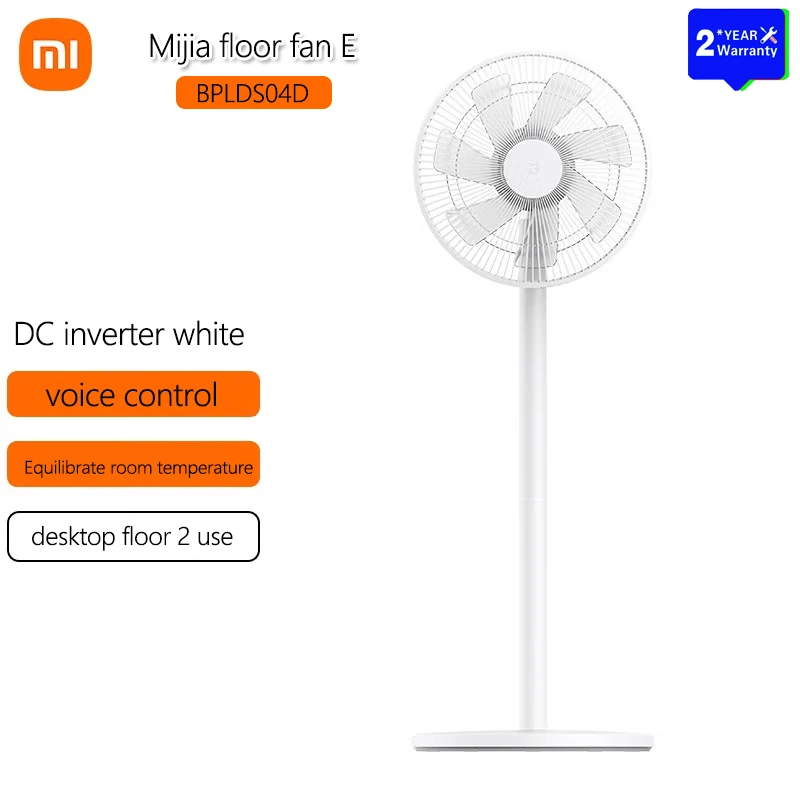 

Умный напольный вентилятор XIAOMI, Электрический Домашний Настольный вентилятор с преобразователем частоты, работает с приложением MI HOME