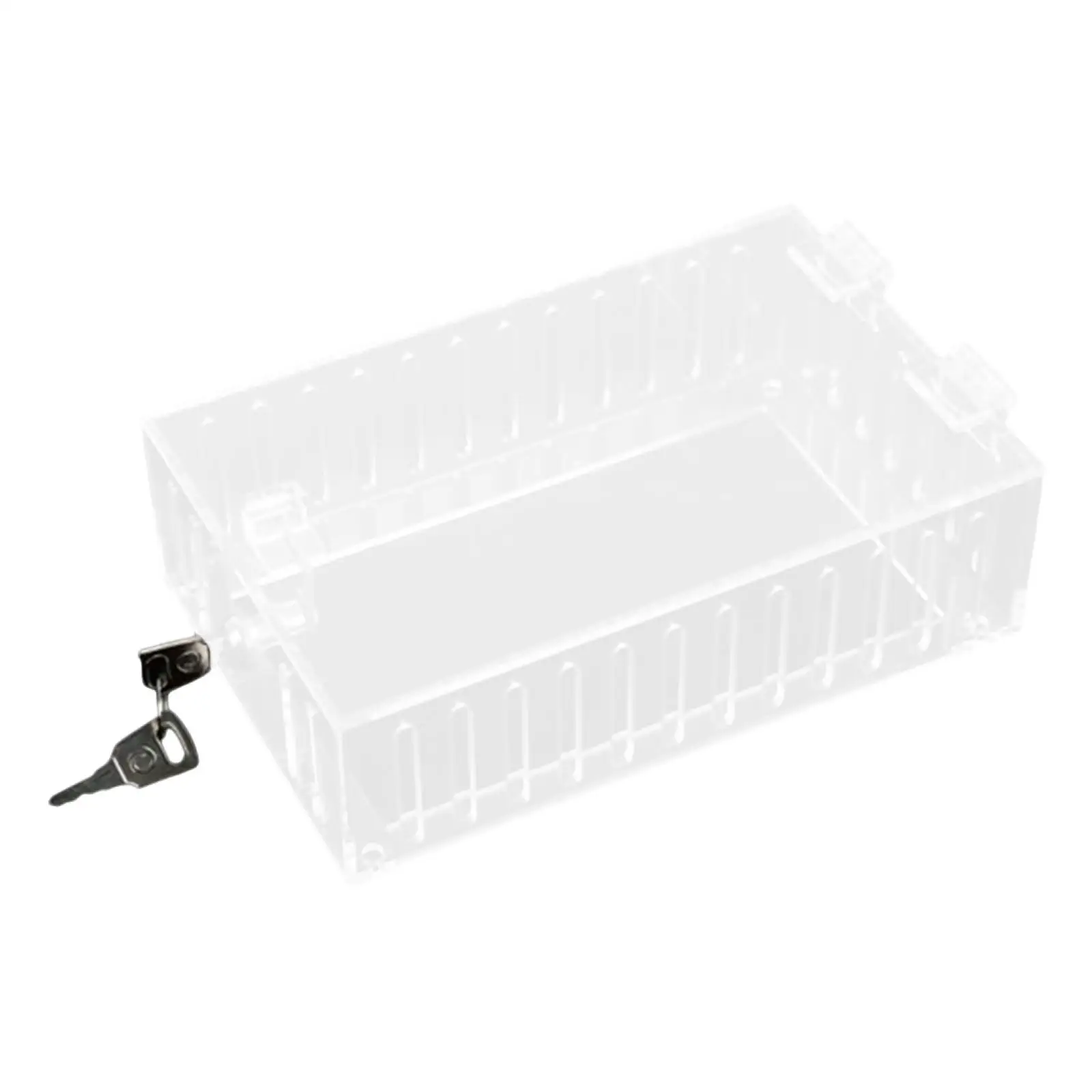 

Thermostat Lock Box with Key Transparent 7" x 4.5" Acrylic Thermostat Guard