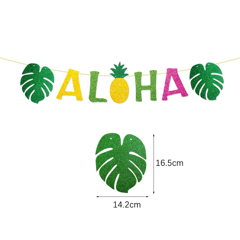 

Летний картонный баннер "Монстера"