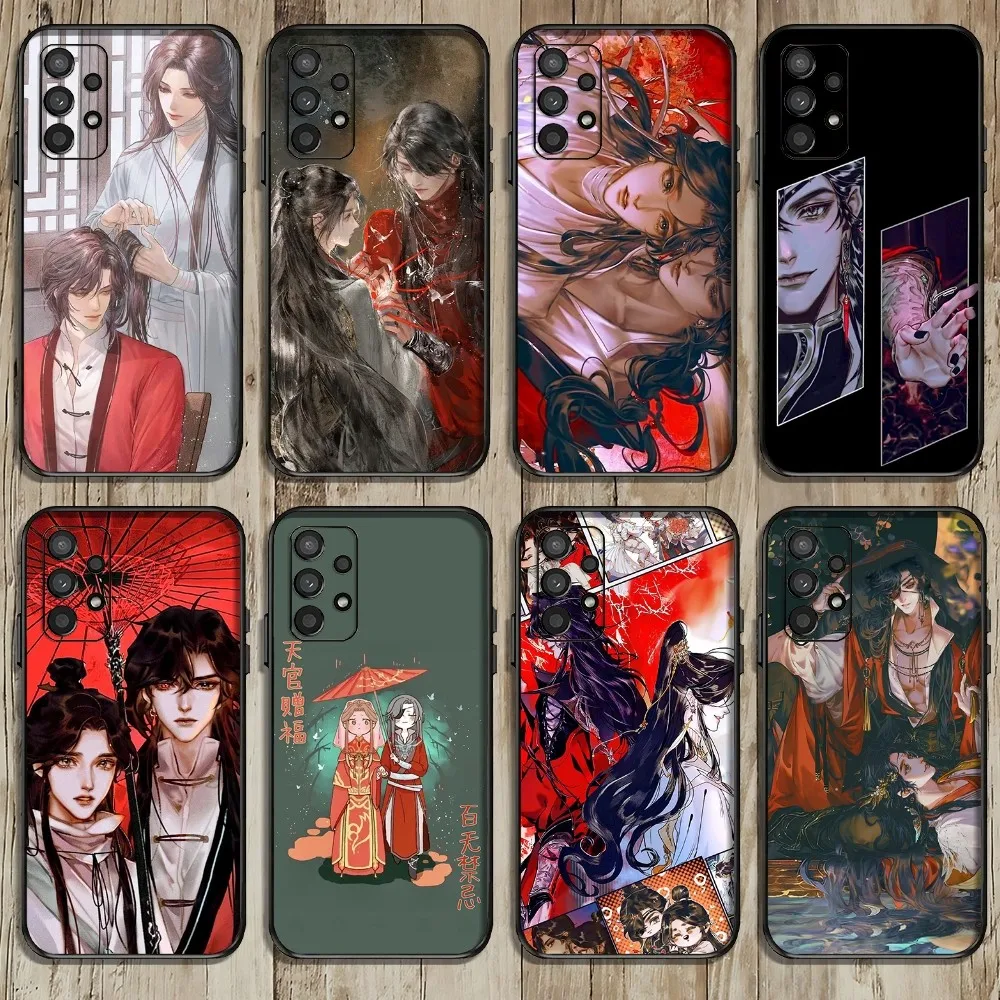 Hua Cheng Xie Llian Phone Case For Samsung Galaxy A52 A12 A51 S21 Edge S22ULTRA S23 S24 Plus Ultra Black Cover