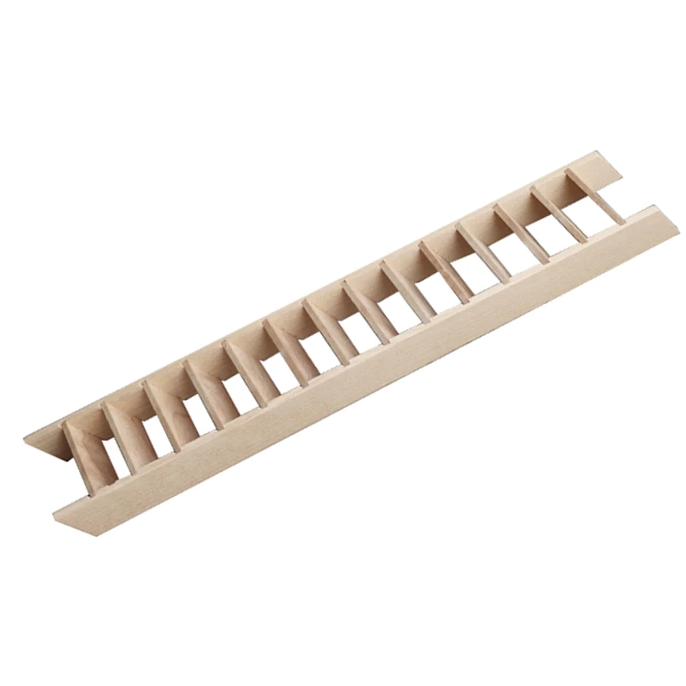 

Miniature Step Ladder Scene Models Wood Tiny Furniture Ornament House Decoration