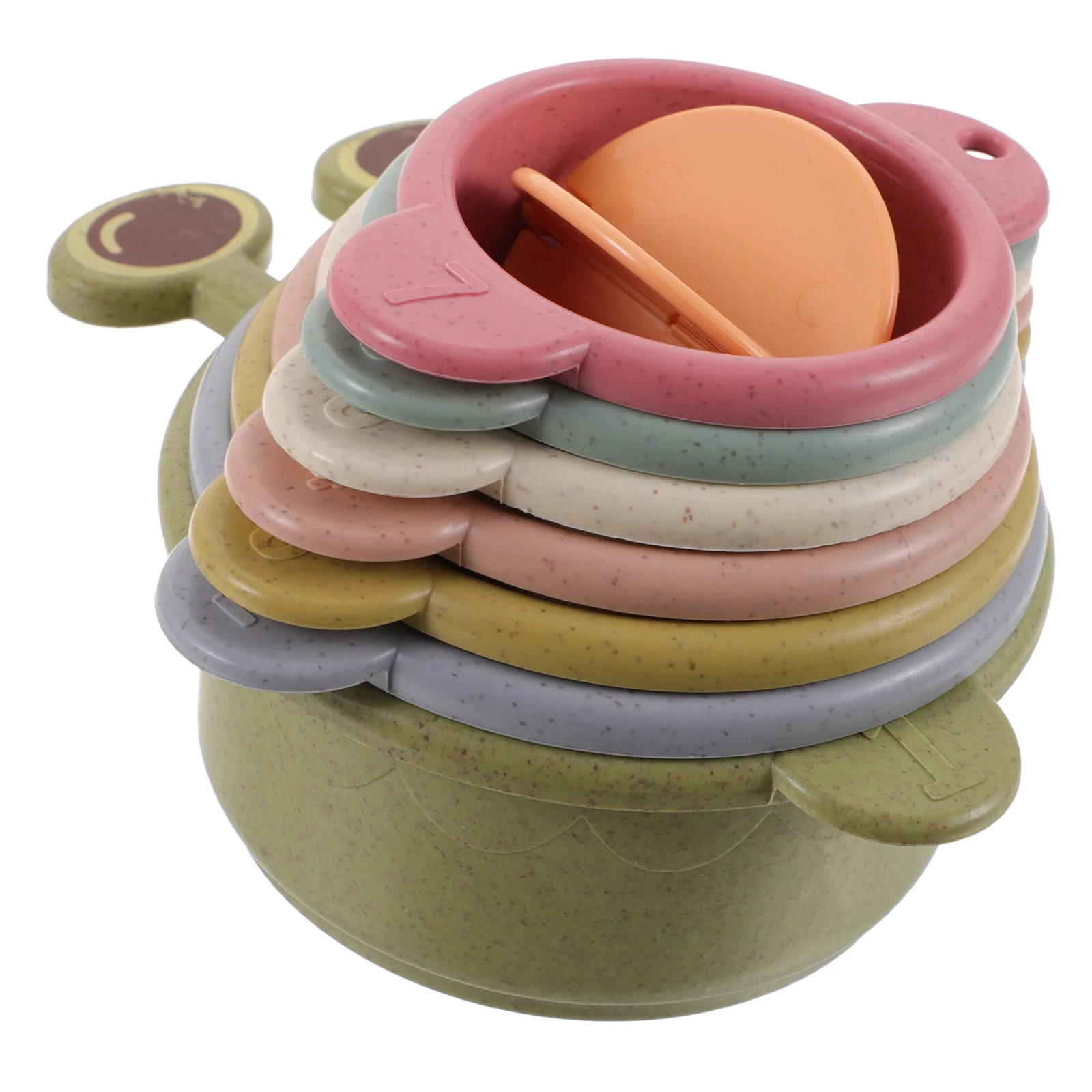 

Stack Rabbit Stacking Cup Infant Animals Toys Nesting Bath Cups Plastic Bunny Food