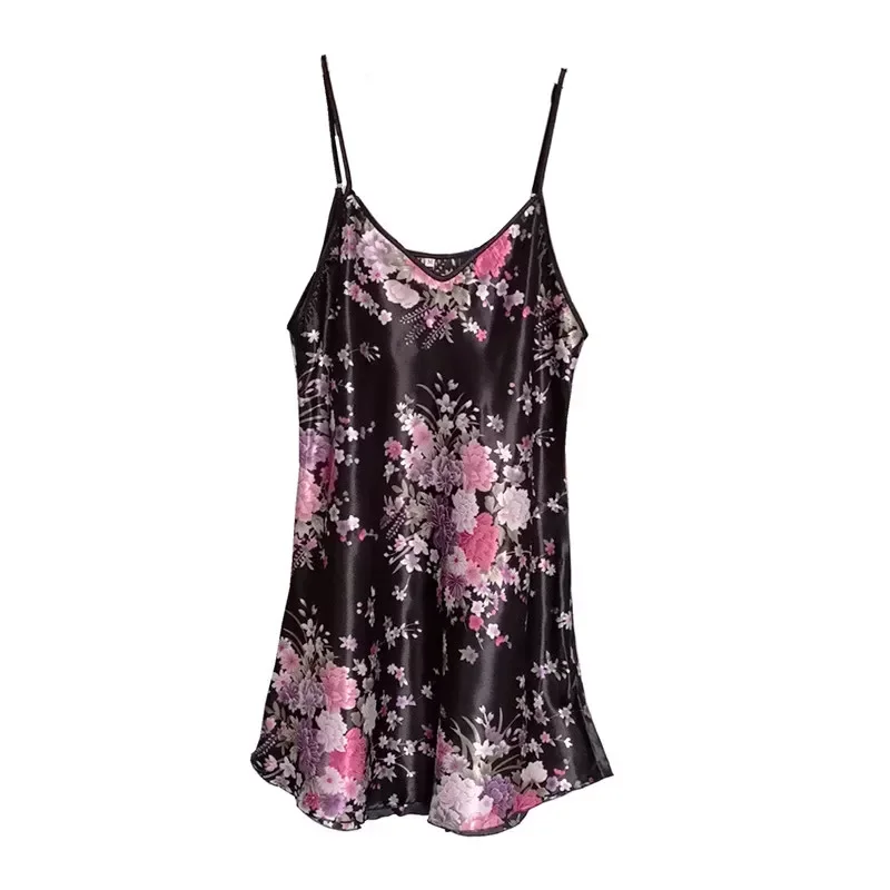 

Women Sexy Nightwear Plus Size Lace Summer Nightgown Sleepwear Dress Sleeveless Lingerie Robe Homewear Underwear Nightdress