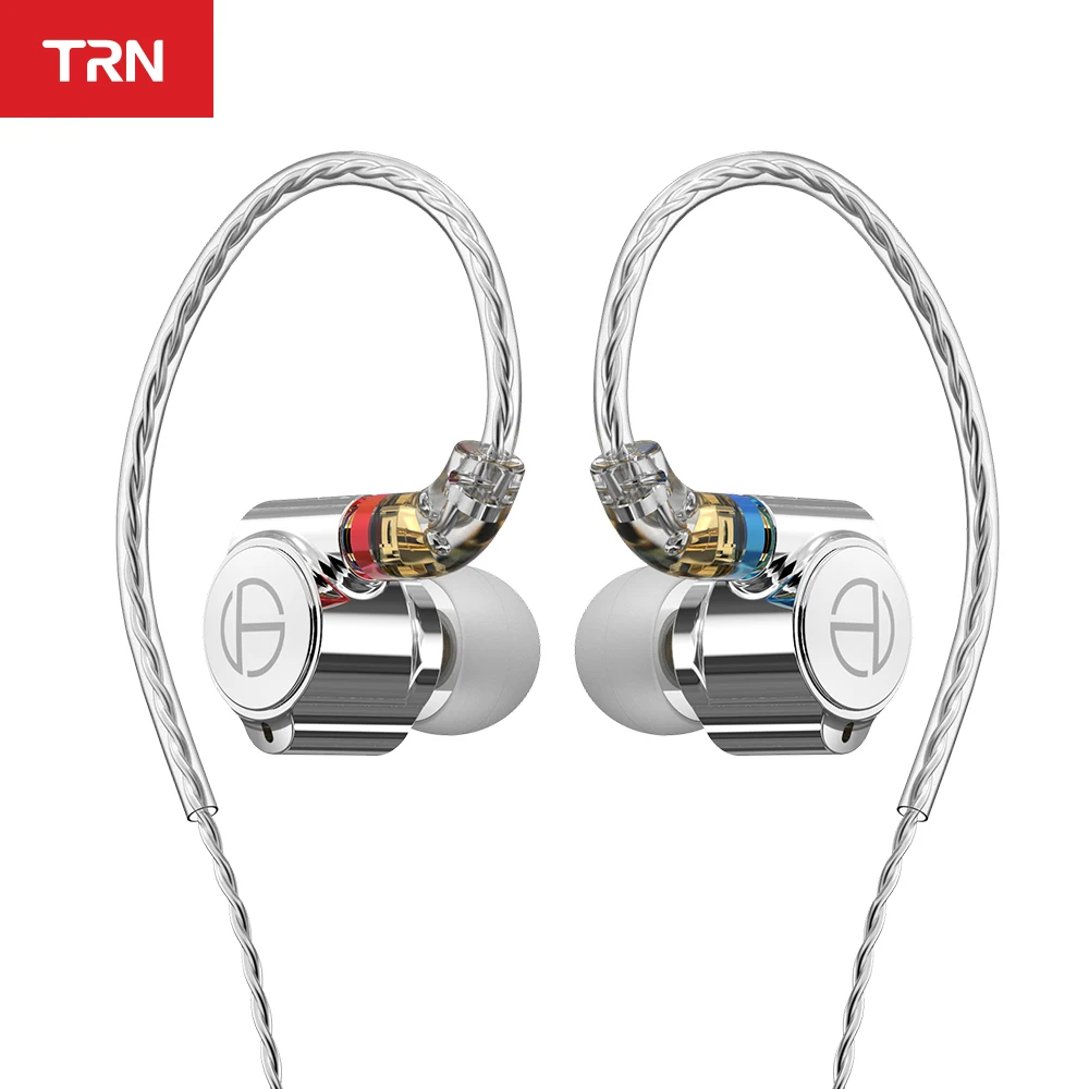 

TRN TA1 Knowles 1BA+1DD In Ear Earphone HIFI Metal Music Earphone Earbud With MMCX Silver-plated Cable MT1 M10 V90 VX BA5 ST1