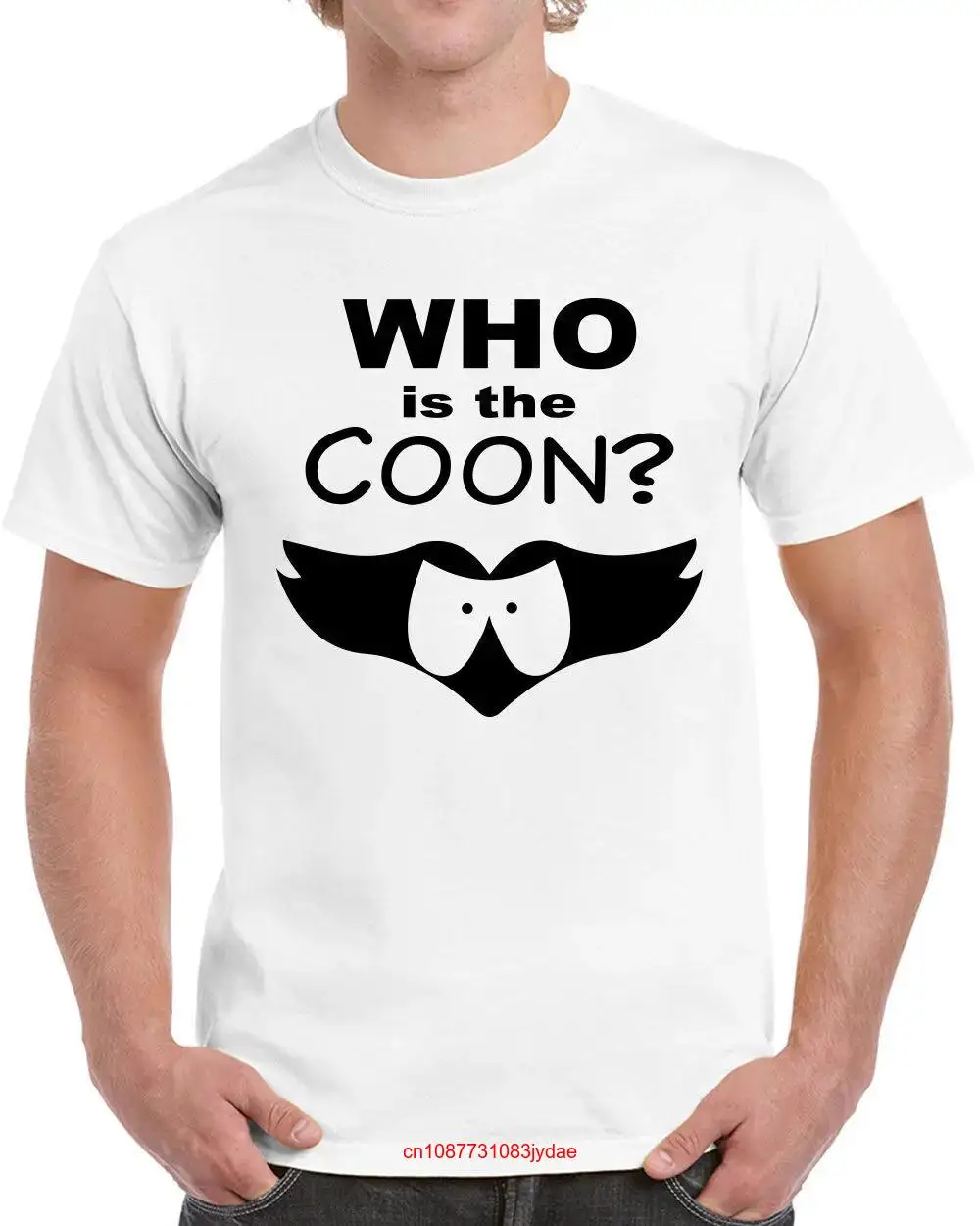 124 Мужская футболка с надписью Who is the Coon забавный Южный костюм парк Эрик ТВ-шоу