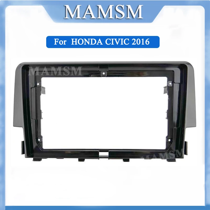 

MAMSM Double Din 9 Inch Car Radio Installation DVD GPS Mp5 ABS PC Plastic Fascia Plane Frame For HONDA CIVIC 2016
