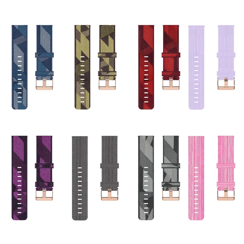 

Тканый нейлоновый браслет для часов vivomove 3S, vivoactive 4S, 18 мм