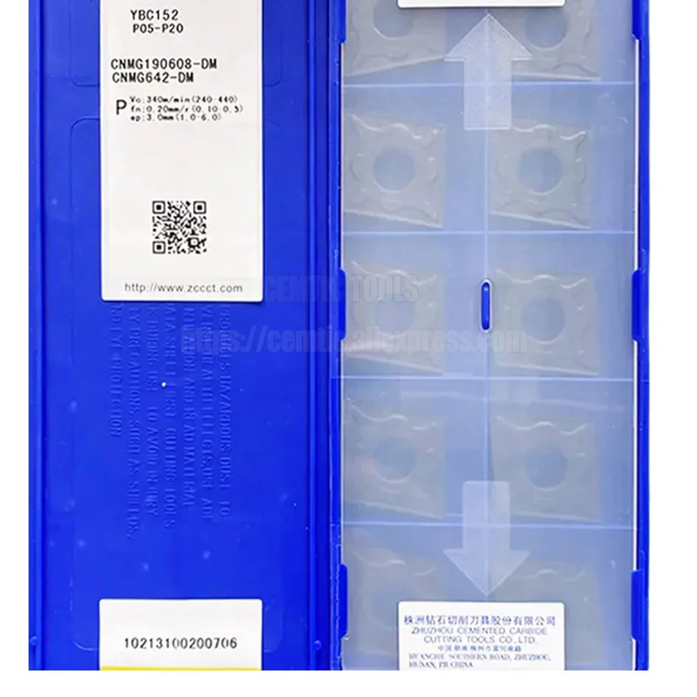 ZCC YBC252 CNMG 190608 DM YBC152 YBM251 YBC251 -DM твердосплавные токарные вставки с ЧПУ режущие лезвия