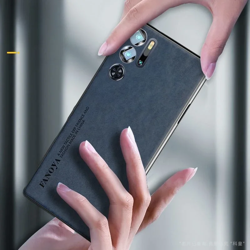 Для ZTE Red Magic 10 Pro 9S Plus Роскошный кожаный матовый силиконовый чехол Skinsheep для RedMagic