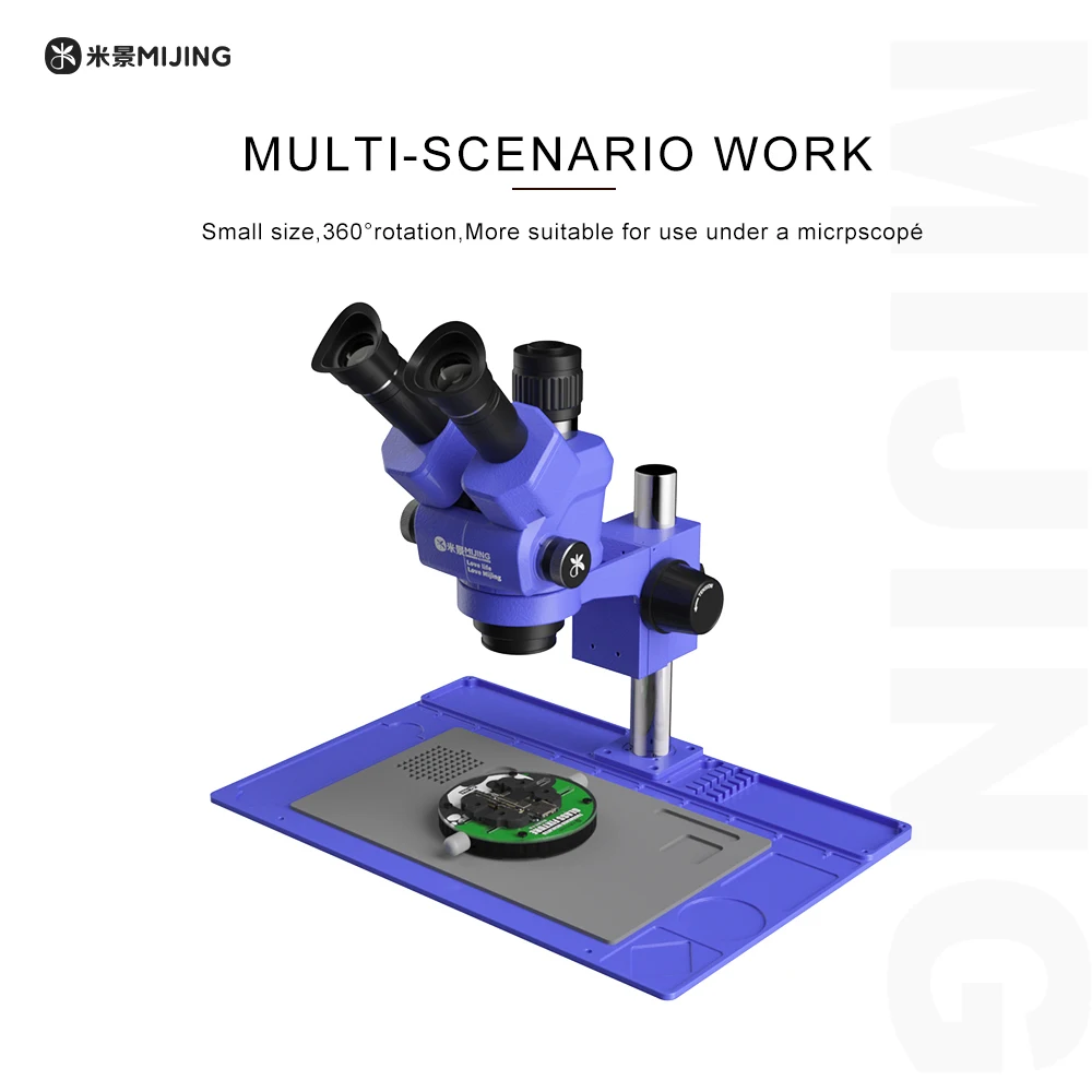 MIJING GK20 GK20A Крепление из закаленного изолированного стекла 360° °   Вращающаяся основа для чипа, зажим для печатной платы, оловянная пайка, фиксированный инструмент для удаления клея (art.: 3920cd447b8ea) - 3920cd447b8ea
