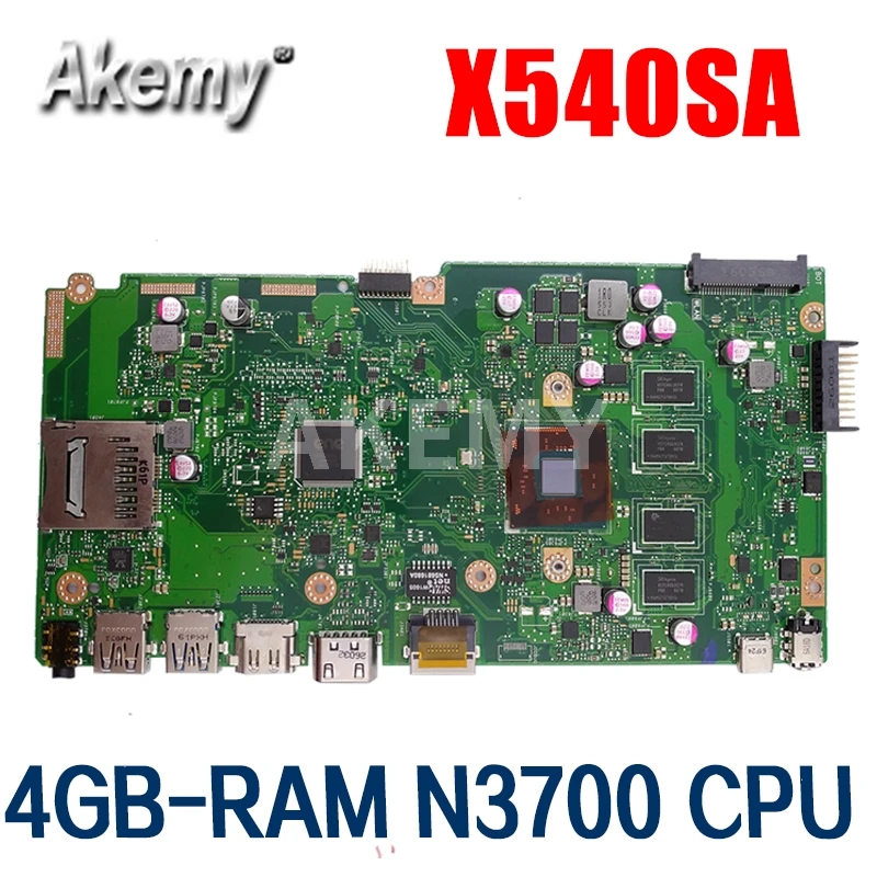 

For ASUS VivoBook F540SA A540SA R540SA NB-D540SA Laptop Motherboard N3050 N3150 N3700 4GB 8GB X540SA Notebook Mainboard