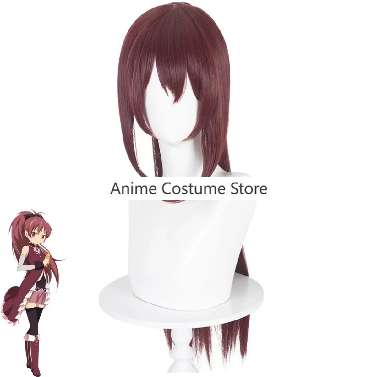 Женский костюм для косплея аниме Puella Magi Madoka Magica Sakura Kyouko красная боевая униформа