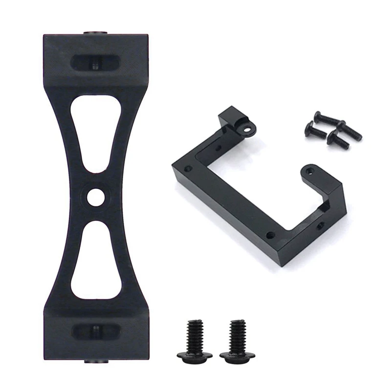 

Metal Bracket For WPL B1 B14 B16 B24 C14 C24 B36 MN D90 D91 Black & Metal Bumper Mount Bracket For WPL C14 C24 Black