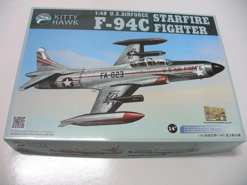 

Комплект пластиковых моделей Kitty hawk KH80101 1/48 F-94C Starfire Fighter