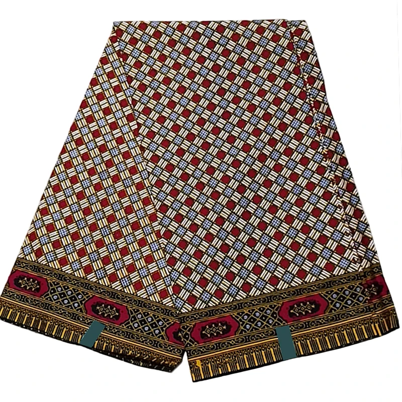 

Ankara Wax 100% Cotton Classical Ghana Style Guaranteed Veritable African Real Wax Printed Batik Fabric 6 Yards For Dress TN0925