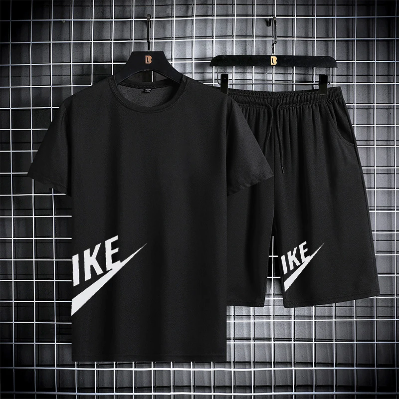 

Limited T-Shirts Shorts Sets Men's Tees Suits Luxury Sports 2 Piece Outfit Streetwear Summer Quality Tracksuit men set