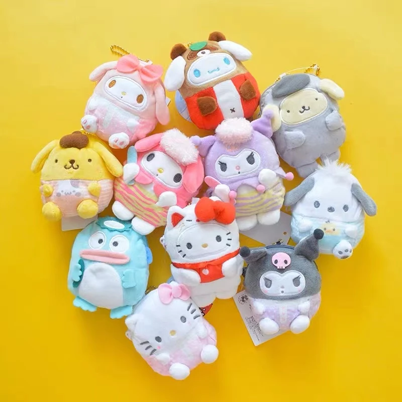

Sanriod кавайная аниме серия монстров Милая мимелоди куроми кориколил Hello Kittyd плюшевая игрушка Кошелек для монет сумка для наушников сумка для ...