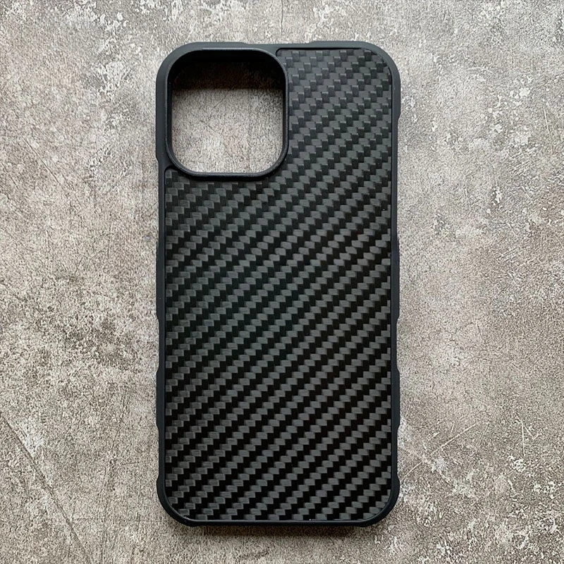 

Hot Aramid Fiber Carbon Wireless Charing Mag-Safe For IPhone 13 Pro Max Antidrop Shell IPhone 12Pro 13 Mini CASE Cover