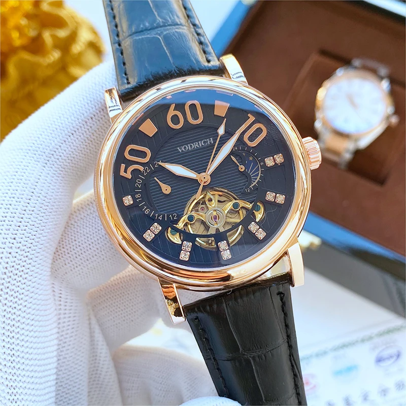

Автоматические мужские дизайнерские Брендовые Часы PPH14, Роскошные мужские часы с турбийоном, многофункциональные механические часы AAA