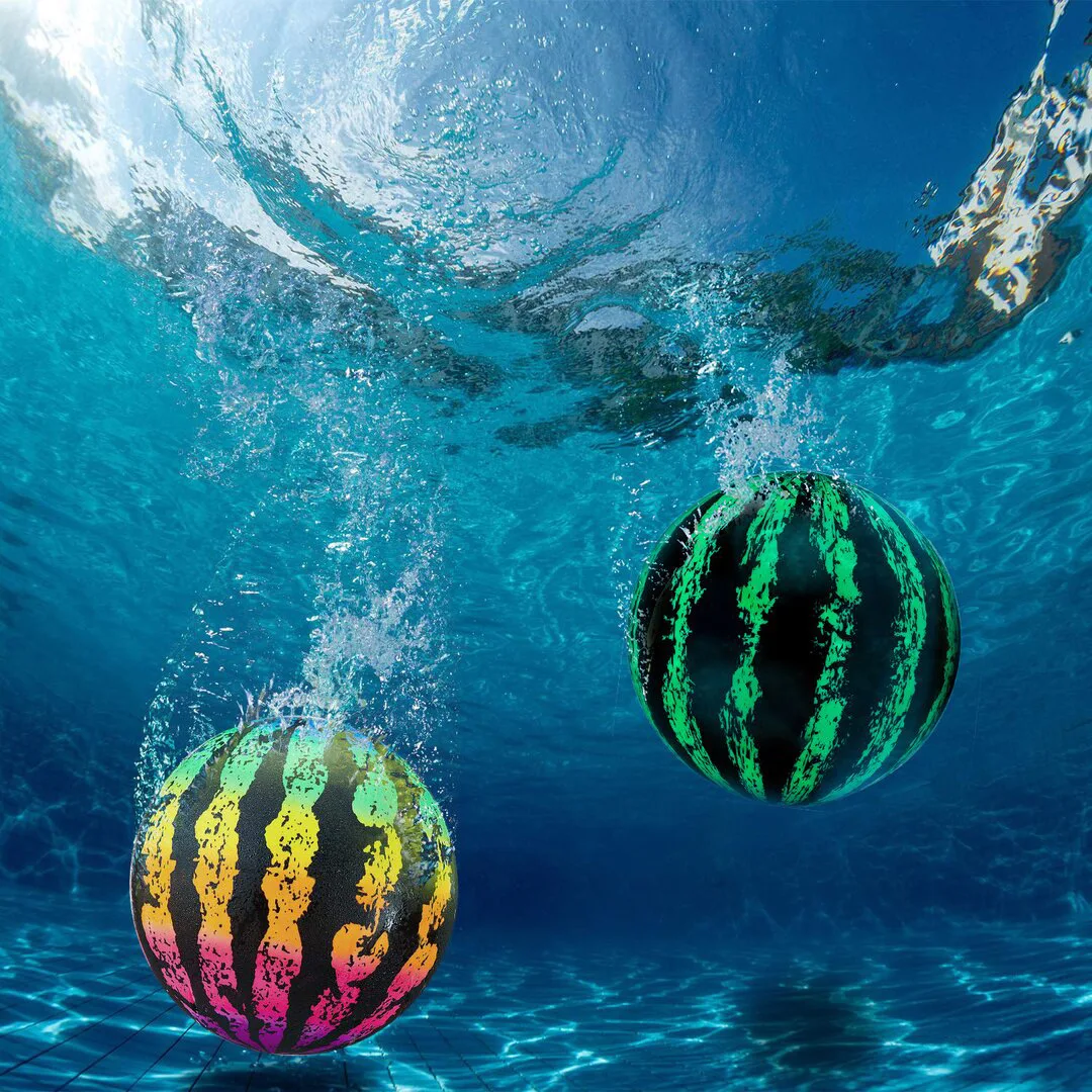 Beach Ball Underwater Pool Toy Water Balloons for Under Passing Dribbling Diving and Games Watermelon |