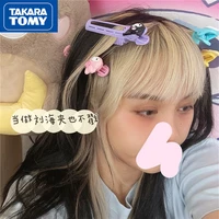 takara tomy cute hello kitty girl bangs curly hair fluffer womens day off cartoon fixed seamless hair styling hair clip fluffer