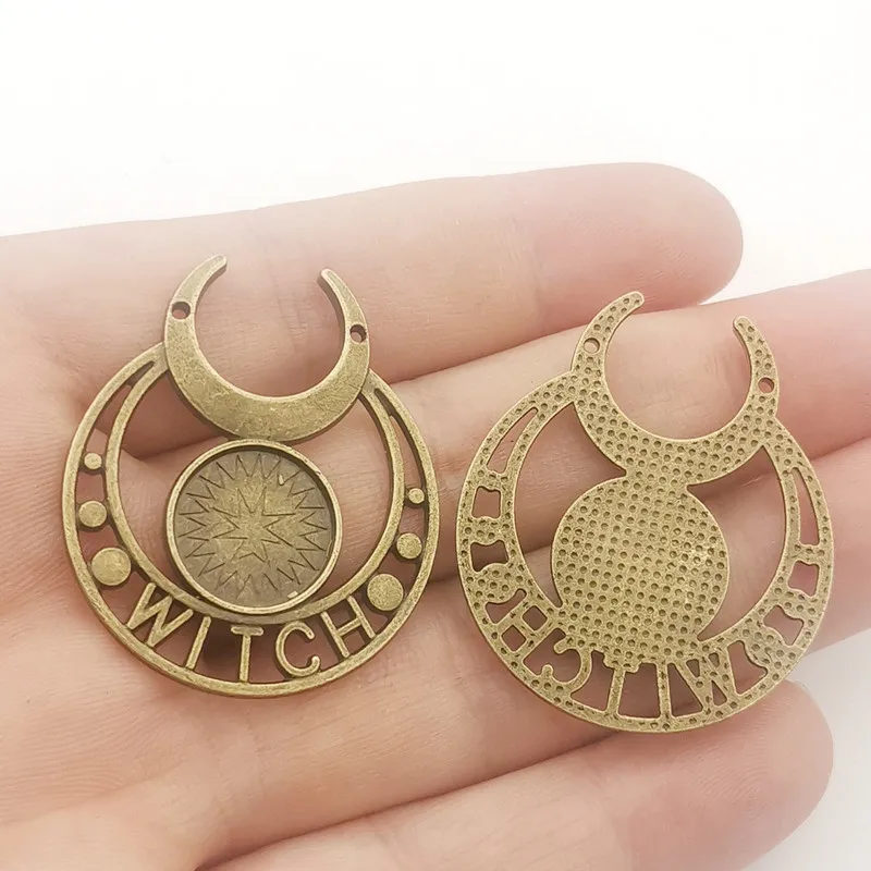 3 шт. подвеска в виде Луны и пентаграммы |