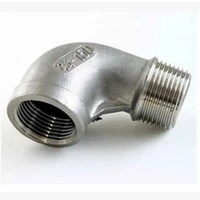 bspt 18 14 38 12 34 stainless steel ss304 female male fuel street elbow threaded pipe fittings for water gas oil mlok