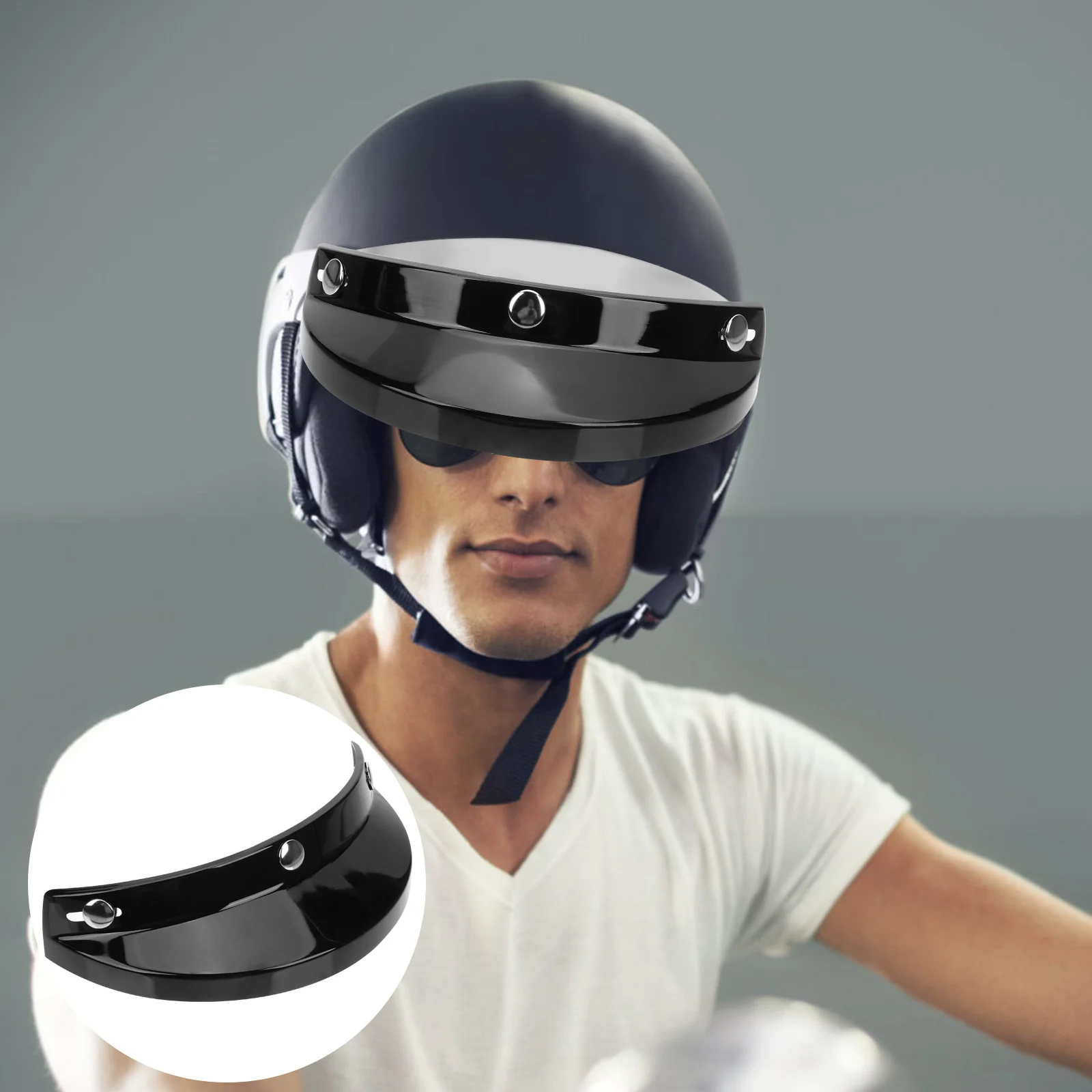 

Visor Sun Motorcycle Rain Cycling Replacement Bike Outdoor Cyclist Summer Motorbike Protector Triple Eight