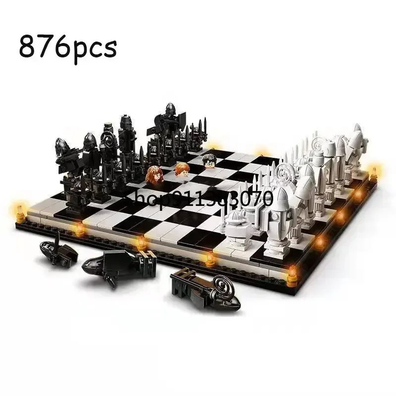 

2022 New Products Compatible with Building Blocks Harry Series Hogwarts Wizard Magic Chessboard Assembled Building Blocks Toys C