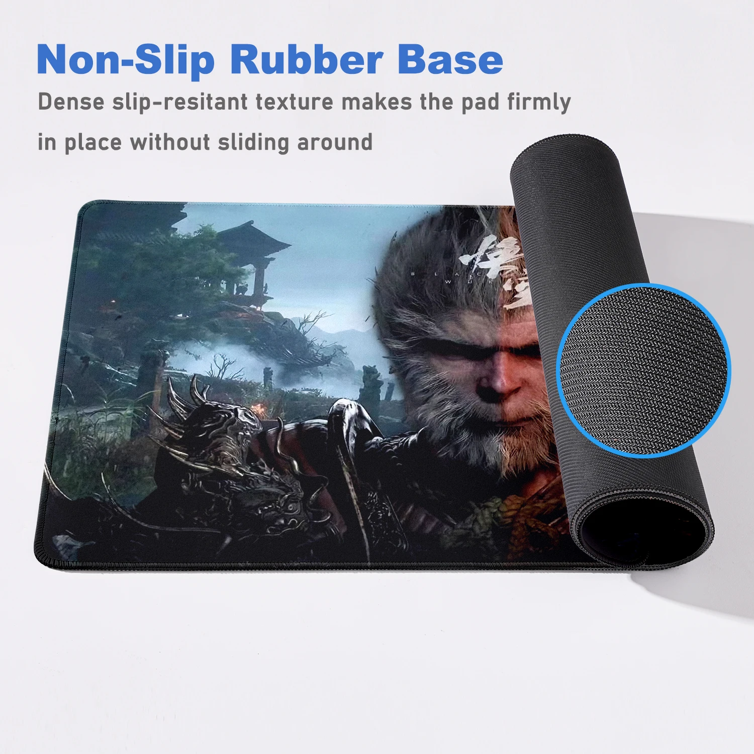 Коврик Для Мыши Большого Размера Black Myth Wukong - Игровой Destiny Man Periphery С Замком