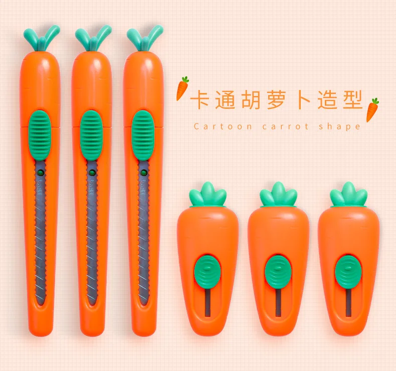 1p Mini Cute Utility Knife Set Cartoon Portable Demolition Express Paper Cutting Art Student School Office Supplies | Канцтовары для