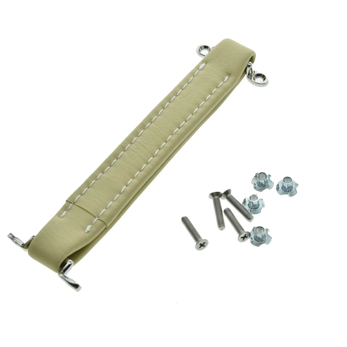 Усилитель для гитары в винтажном стиле с кожаной ручкой и болтами