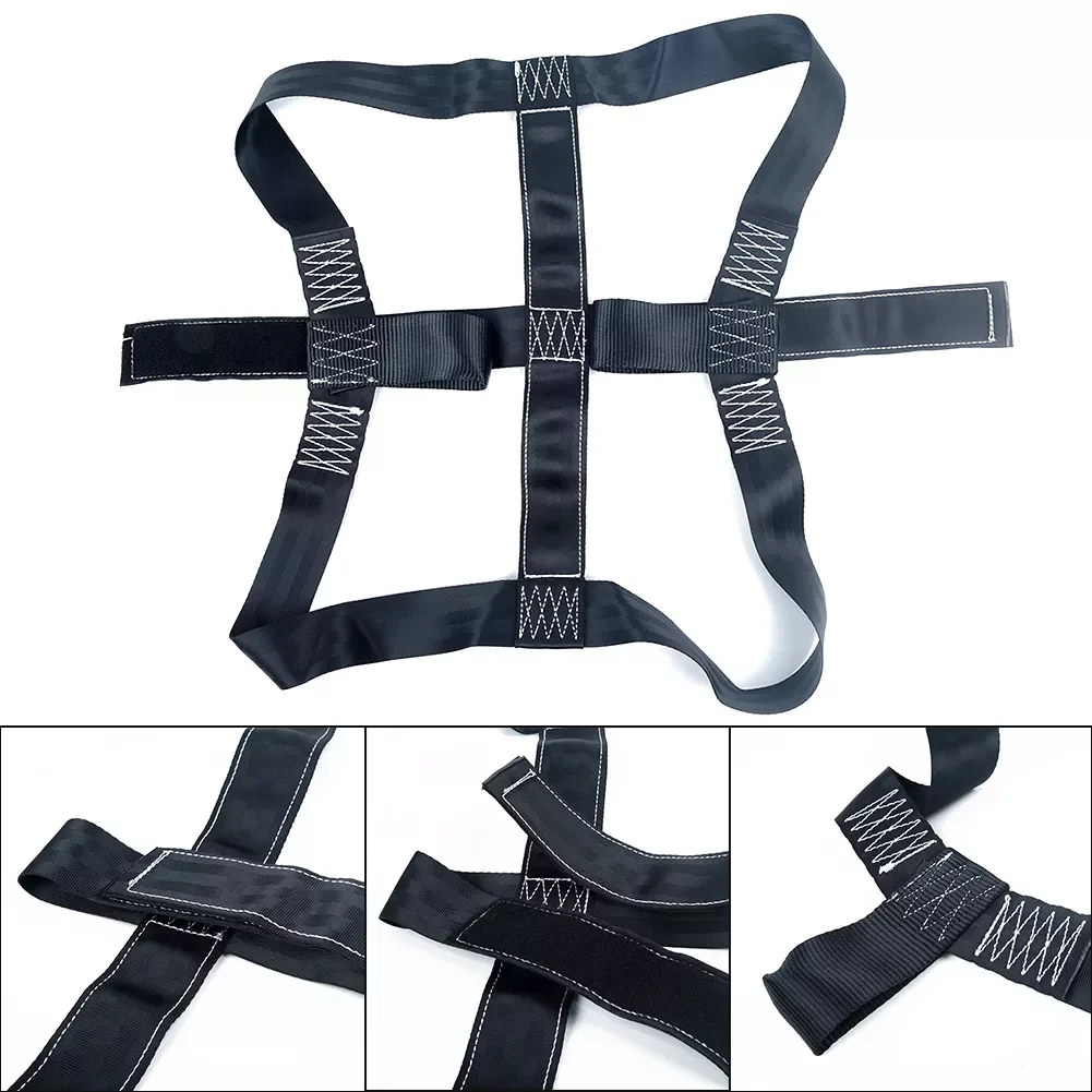 

Motorcycle Fixing Fastening Strap Motorbike Transportation Tie-Down Wheel Webbing