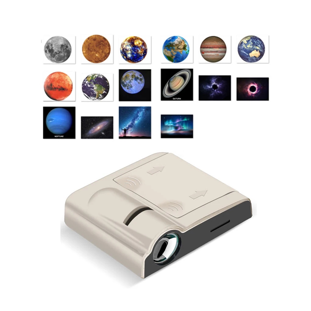 

1/2/3/5 Projection Lamp Party Photography Projector Light with Sheets Household Reusable Projecting Lighting Beige Type 1
