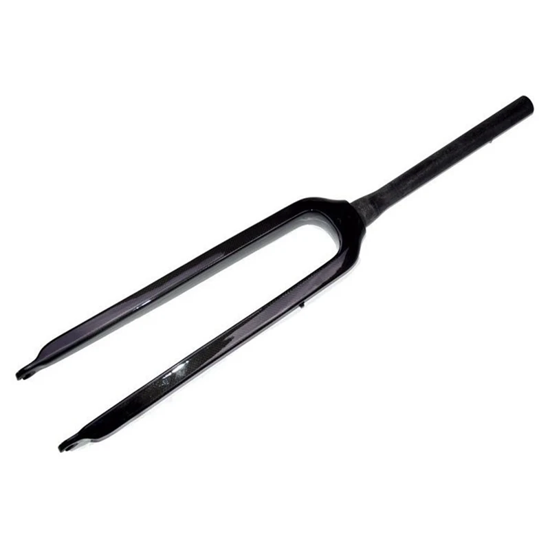 

Carbon Fiber Front Fork Mountain Bike Disc Brake Hard Fork Cone Tube Quick Release