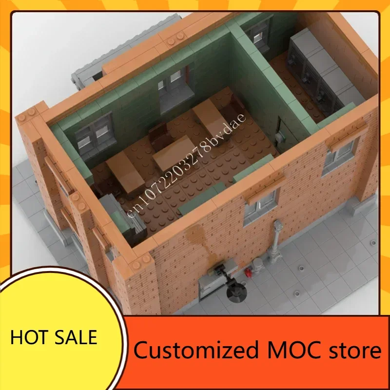 2379 шт. Энди Гриффит шоу Jailhouse City Hot MOC креативный праздник Рождественская головоломка DIYA сборочная сборка Streetview игрушка на день рождения подарки (art.: 3920d24e68806) - 3920d24e68806