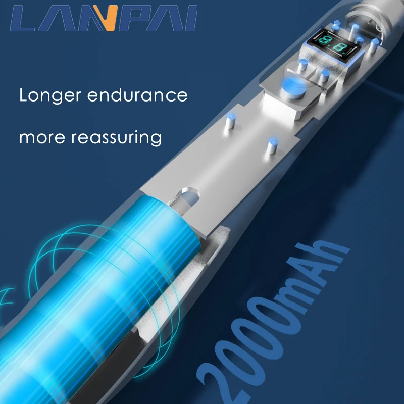 Dental 1 Second Wide Spectrum Led Light Curing With Four Lamp Beads Rotatable Working Head Ultra-High Light Intensity 2800W/cm²