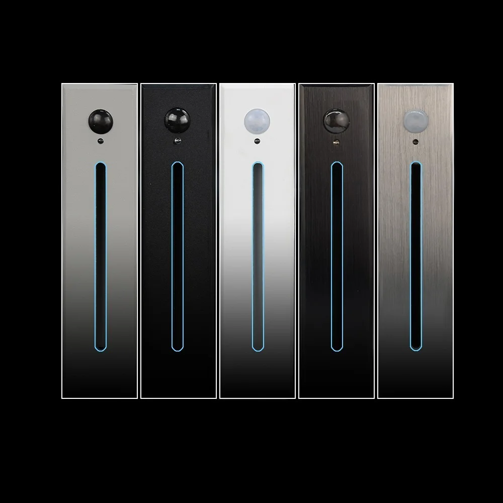 Pаспродажа Умный светодиодный Ночной светильник с датчиком движения, 3 Вт, встраиваемый светильник для лестницы, коридора, лестницы, настенное бра, све...