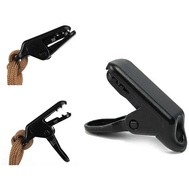

Tighten Tent Clip Tool Outdoor Survival Accessories Plastic Awning Clamp Tarp Set Canopy Hangers Camping Hiking